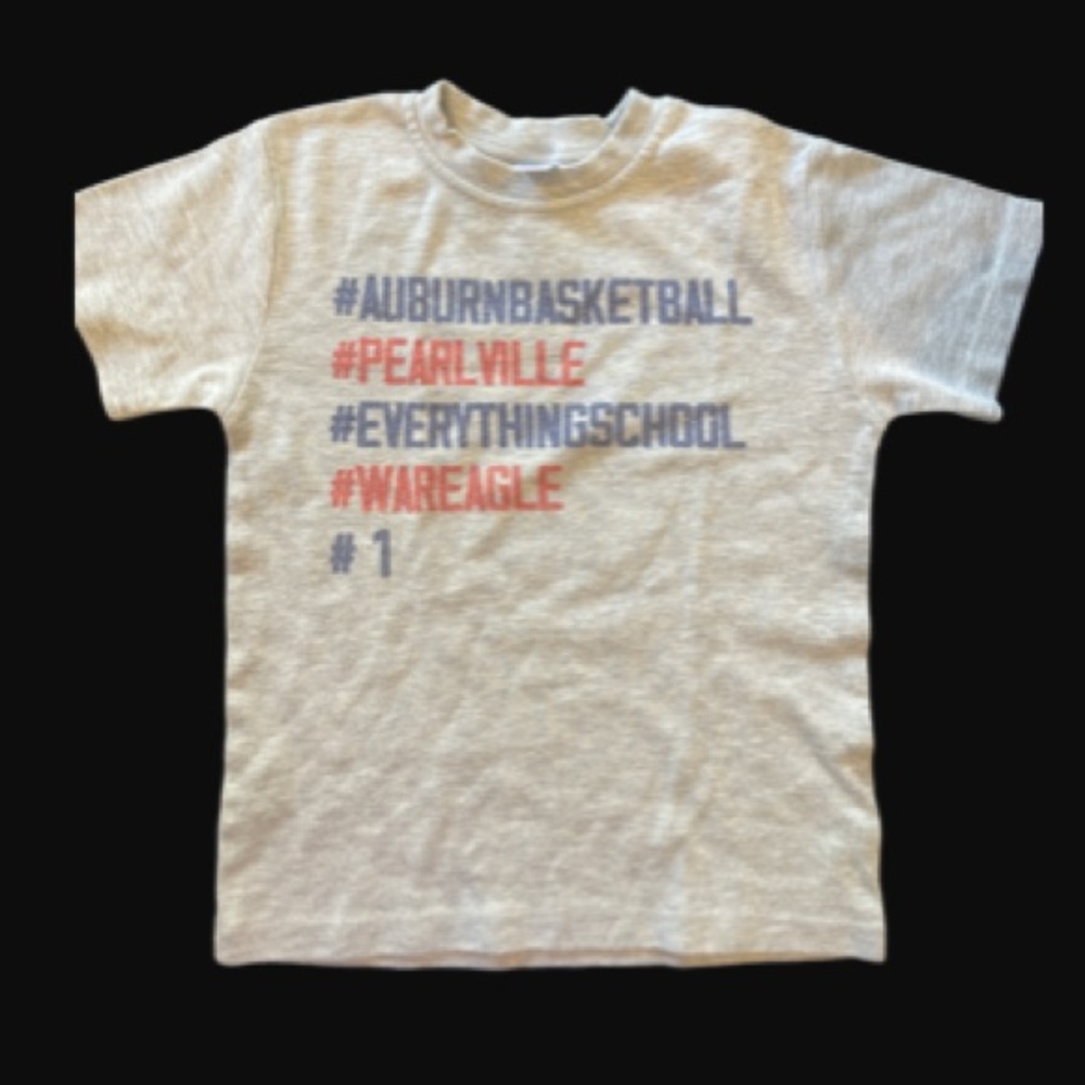 Laughing Giraffe Auburn Basketball 5T Tee Shirt